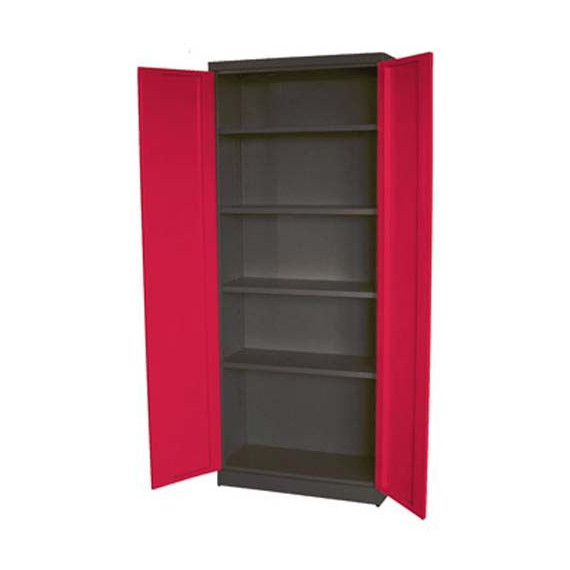 Metal workshop cabinet with 4 shelves DEK7838 | METALWORKS