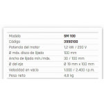 SM 100 satinato SANDER