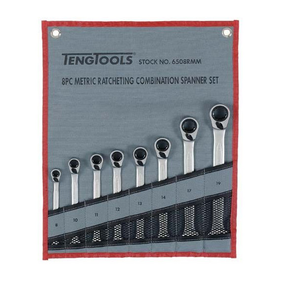 Llaves combinadas con carraca reversible 6508RMM