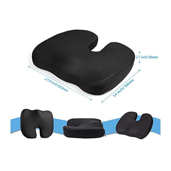 Orthopedic cushion for coccyx relief