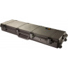 Long protective case with PELI iM3300 seal closure.