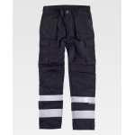 Pantaloni ad alta visibilità con tasche per tiratori