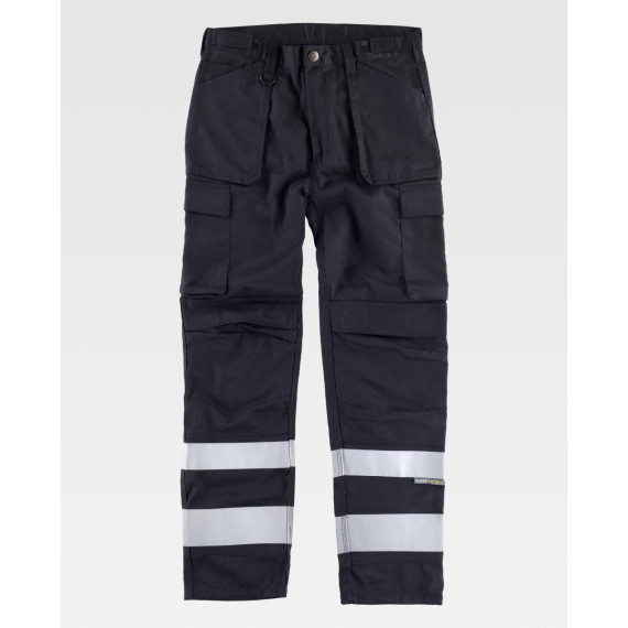 Pantaloni ad alta visibilità con tasche per tiratori