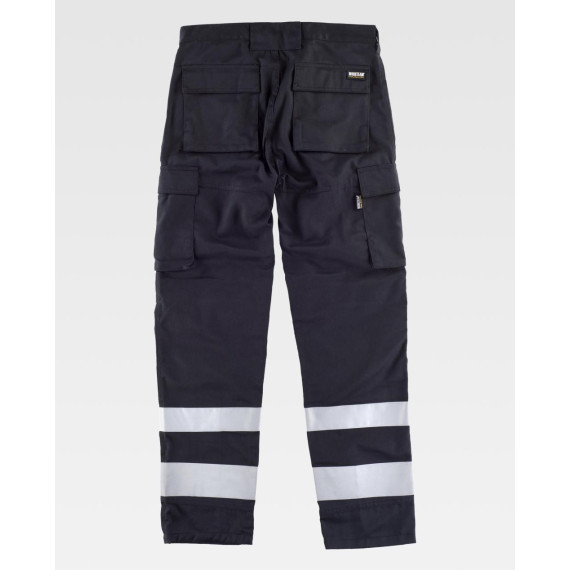 High Visibility Hose mit Taschen für Schütze WORKTEAM C2911