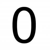 Numéro de signal Adhésif en vinyle transparent (320 UNDS / NUMBER)
