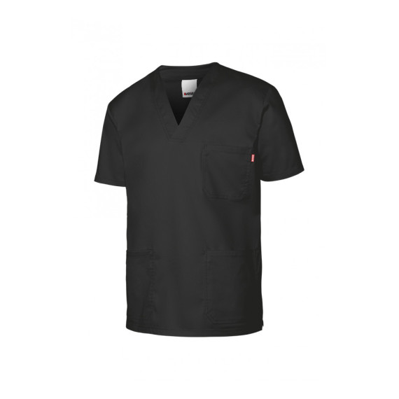 Stretch short-sleeve pajama-style shirt with a V-neck VELILLA 535206S