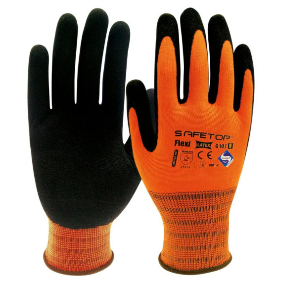 Gants en latex SAFETOP Flexi Latex (12 paires)