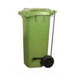 Recipiente industrial 120 L com pedal 550x480x940 mm