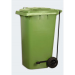 Recipiente industrial 240 L com pedal 730x580x1070 mm