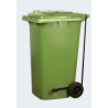 Conteneur à déchets industriels d'une capacité de 240 litres à pédale DENOX- FAMESA