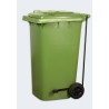 Conteneur industriel pour déchets d'une capacité de 240 litres avec pédale DENOX - FAMESA