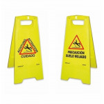 Pannello giallo A cautela Pavimento bagnato 620mm Altezza RD30070