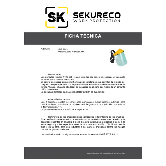 Helm einstellbarer Faltschutzbildschirm mit den Bestimmungen im Jahre 166/11111