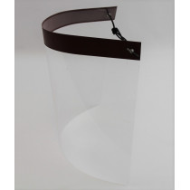 Visières de protection économique transparentes avec renforcement supérieur (écran du visage)