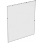Cortina de separación transparente 160 x 140cm (CLEAR)