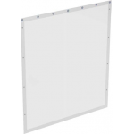 Transparenter Trennvorhang 160 x 140 cm (klar)