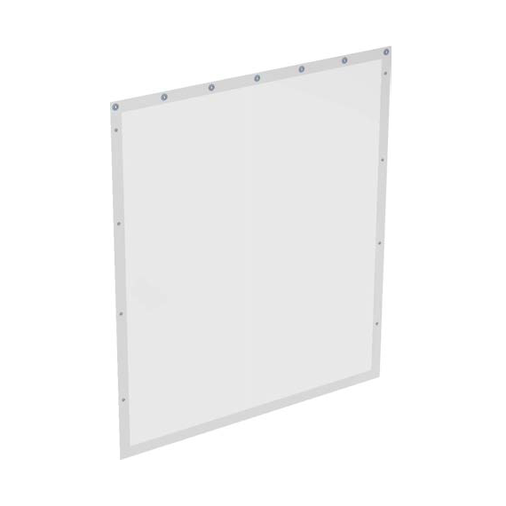 Transparenter Trennvorhang 160 x 140 cm (klar)