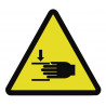 Signo de aviso de pictograma perigo de captura COFAN