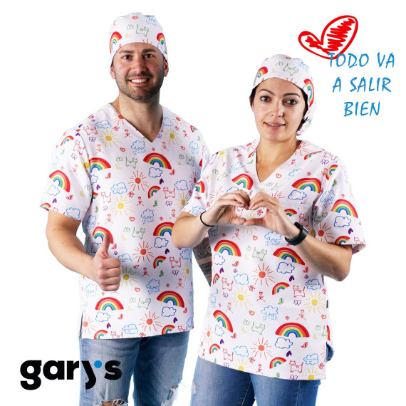 Blouse unisexe "Tout ira bien" G6115