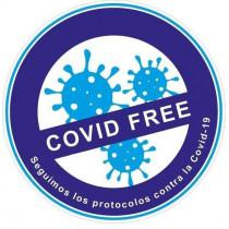 Adhesive 200x200 Covid Free CV72600