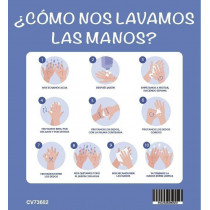 ADHESIVO LAVADO DE MANOS CV73602