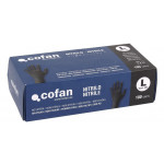 Guantes Nitrilo sin polvo color negro ambidiestro - Caja de 100 unidades COFAN