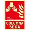 Safety sign "Columna Seca" resistant 210 x 300mm SEKURECO