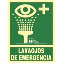 Temps d'attente d'urgence luminescent 224 x 300 mm