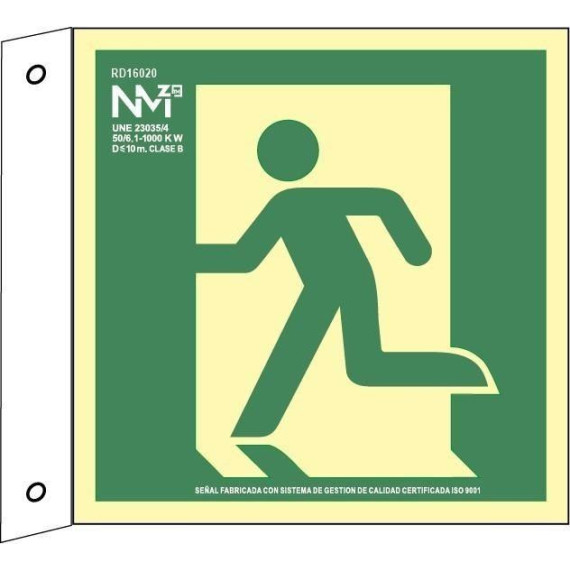 Signal Banking Right Travel Class "A" Luminescent 224 x 224 mm