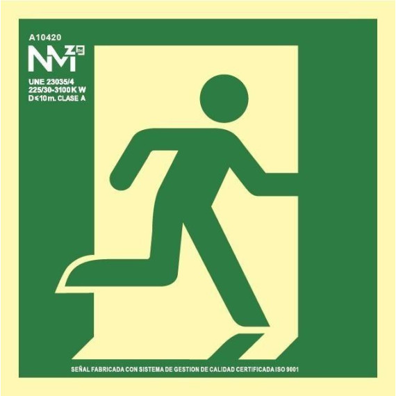 Signal Right output (only pictogram) Luminescent