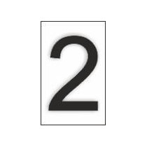 Adhesivo Para Señal Número 2 (Pack de 10)