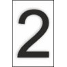 Adesivo Para Sinal Número 2 (Pack de 10 unid) SEKURECO