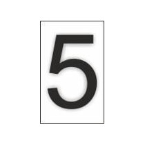 Adhesivo Para Señal Número 5 (Pack de 10)