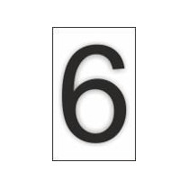 Adhesivo Para Señal Número 6 (Pack de 10)
