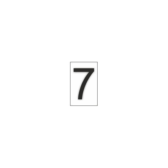 Adesivo para o número do sinal 7 (pacote de 10)
