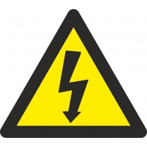 Signalgefahr Elektrisches Risiko - Dreieckiges Ray-elektrisches Zeichen
