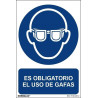 Sinal de segurança com tintas UV É Obrigatório O Uso de Óculos SEKURECO