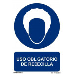 Señal Uso Obligatorio de Redecilla Con Tintas UV