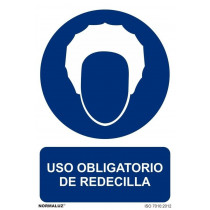 Señal Uso Obligatorio de Redecilla Con Tintas UV