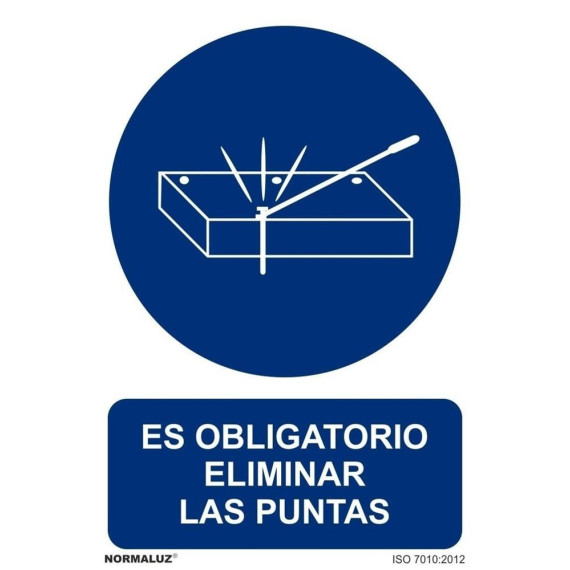 Señal Es Obligatorio Eliminar Las Puntas Con Tintas UV