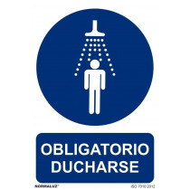 Douche de signalisation requise avec encres UV