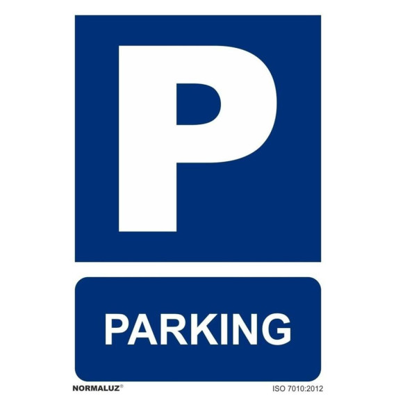 Señal Parking Con Tintas UV