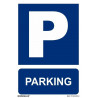 Señal de obligación con tintas UV de Parking SEKURECO