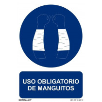 Señal Uso Obligatorio de Manguitos Con Tintas UV