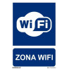 Cartello Sekureco per indicare Zona WiFi, con inchiostri UV SEKURECO