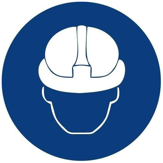Le signal est une utilisation obligatoire du casque avec des encres UV Ø90 mm (paquet de 10)