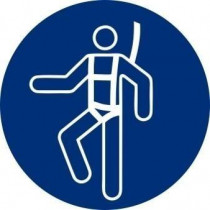 Le signal est obligatoire l'utilisation de la ceinture de sécurité avec TNGAV Ø90mm