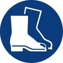 Le signal est obligatoire l'utilisation de bottes avec une pack UV encre Ø90mm de 10