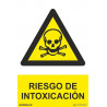 Signo industrial de risco de intoxicação, com tintas UV SEKURECO