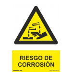 Risk sign of corrosion with UV inks